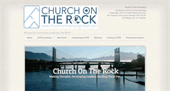 Desktop Screenshot of churchontherockglobal.com